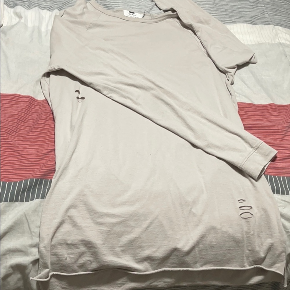 Top man long sleeve shirt
